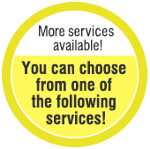 More services available! You can choose from one of the following services!